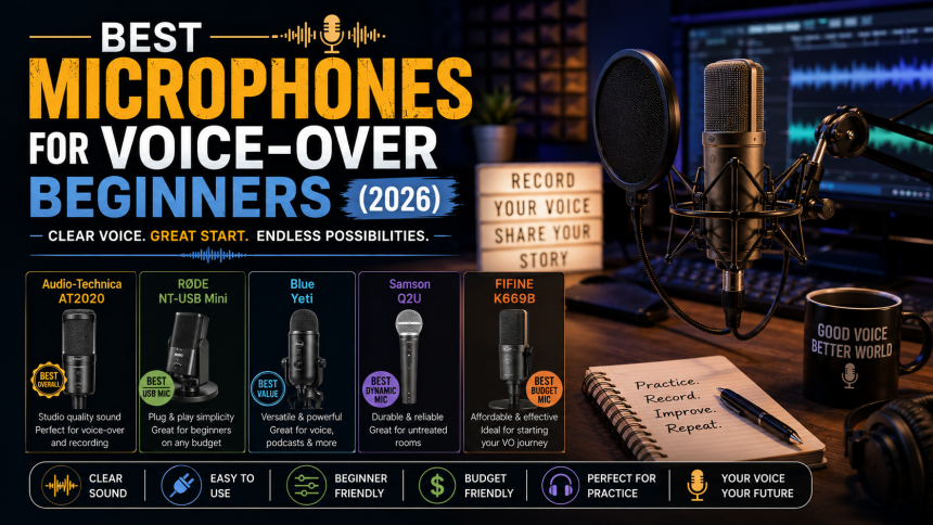 Best Microphones for Voice-Over Beginners (2026)