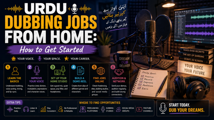 Urdu Dubbing Jobs From Home: How to Get Started