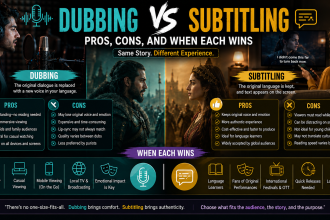 Dubbing vs Subtitling: Pros, Cons, and When Each Wins