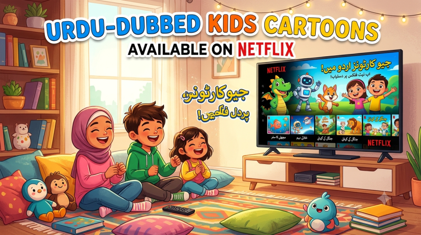 Urdu-Dubbed Kids Cartoons Available on Netflix