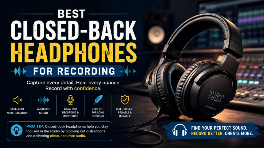 Best Closed-Back Headphones for Recording