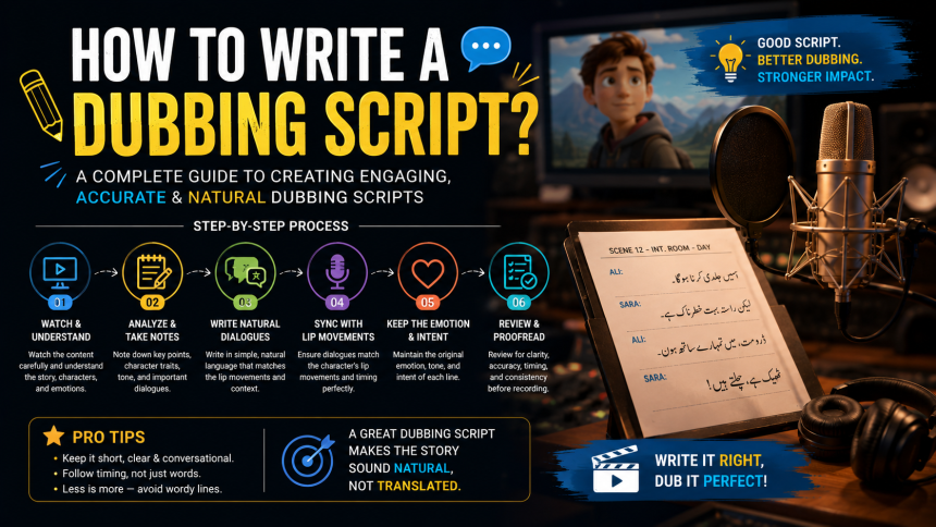 How to Write a Dubbing Script
