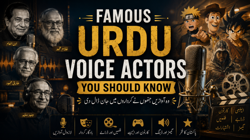 Famous Urdu Voice Actors You Should Know
